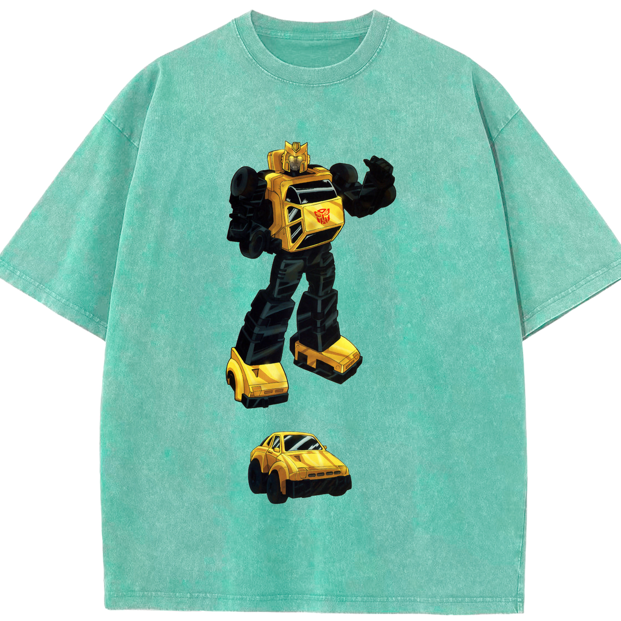 （画像用）  綿100% ヴィンテージ風 半袖Tシャツ（フロントプリント）